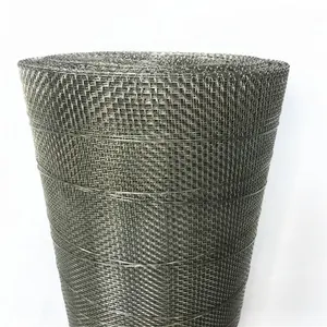 SS304 201 Fine Stainless Steel Woven Wire Mesh Screen /100 mesh Stainless Steel Flexible Woven Mesh For Filters