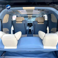 Sarung Jok Kulit Universal Baris Tengah Kecil Anti Air untuk GL8 Trumpchi Senna Alpha SUV Vans 2018-2019