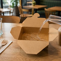 Boîte d'emballage jetable pour poulet frit, hamburgers, frites, utilisation en restaurant ou à emporter