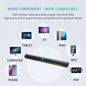 Barre de son sans fil Bluetooth multimédia pour téléviseur, système de cinéma maison avec caisson de basses - Product Image 6