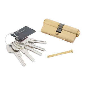 Tự động keyed chốt khóa chốt khóa Tumbler ngón tay cái lần lượt Euro Shape rãnh then và phím 50/60/70/80 mét xi lanh khóa - Product Image 5