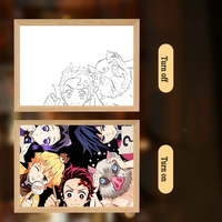 Decoración para Habitación Weeb, Decoración para Habitación de Cosplay, Decoración para Sala de Juegos, Accesorios de Anime, Lámpara Nocturna USB para Adolescentes, Decoración para Escritorio