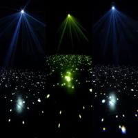 Lampu Laser Langit Berbintang RGBW 8W Berkualitas Tinggi dengan Kontrol DMX512 Proyeksi 10m untuk Pertunjukan Klub Malam
