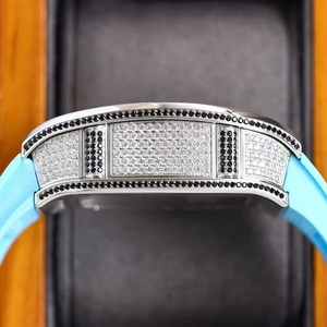 Nouvelle Arrivée 2026 – Montre Mécanique Automatique de Luxe pour Homme, Boîtier en Fibre de Carbone Grise, Forme Tonneau Squelette, Étanche – En Promotion - Product Image 5