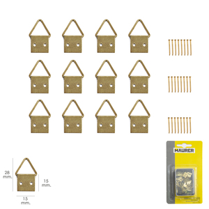 Anello per appendere quadri n. 2 (Confezione blister da 12) - Product Image 1