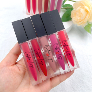 Vente en gros de brillant à lèvres hydratant végétalien nu brillant clair liquide rouge à lèvres marque privée grande <span class=keywords><strong>baguette</strong></span> brillant à lèvres - Product Image 4