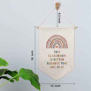 2023 Sản Phẩm Mới Giá Rẻ Thăng Hoa Quảng Cáo Tường Treo Trang Trí Chiến Dịch Tùy Chỉnh Bông Vải Cờ Biểu Ngữ - Product Image 5