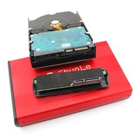 Productos más vendidos USB2.0 3,5 pulgadas SATA SSD HDD Caja de disco duro externo para PC