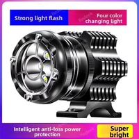 Projecteur LED stroboscopique super lumineux à haute intensité pour moto et scooter