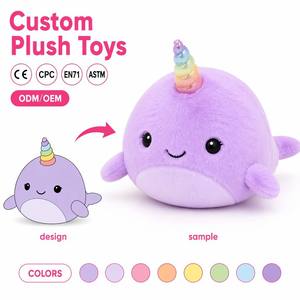 Peluche Personalizzati Ecologici Super Morbidi in Cotone PP Riciclato Lavabili Carini per Bambini Certificati CE EN71 OEM - Product Image 2