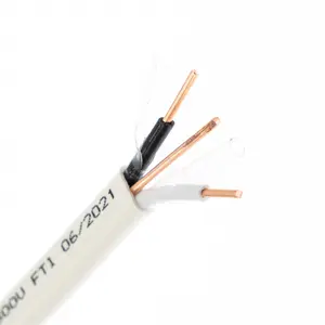 Electrical cable Flat Copper 14/2 12/2 Romex NMD-90 Building Cable