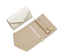Pochette d'emballage de petit rouleau de stockage de bijoux créative boucle d'oreille bague collier sac de rangement de bijoux 10*18cm pochette de bijoux