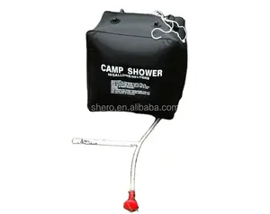 נייד שמש מחומם 40L קמפינג מקלחת שנעשה על ידי Pvc