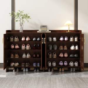 <b>Shoe</b> Cabinet With <b>Door</b> Waterproof Dustproof Storage For Indoor Balcony Villa Use - Product Image 3