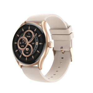 AW19 Smart Watch Top Magic Men Pantalla redonda HD de 1,28 pulgadas Llamada BT Juego de marcación personalizada Control remoto Selfie Sports Health Monitor - Product Image 1