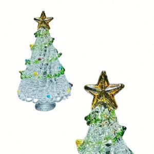 2024 Wholesale <b>Mini</b> Glass <b>Christmas</b> <b>Tree</b> Ornaments Gift Desktop Decoration Xmas <b>Tree</b> for Party - Product Image 3