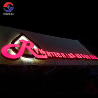 Panneaux d'affichage pour magasin, intérieur, entreprise, marquage, logo 3d, décoration murale, lettres acryliques, signe de hall de bureau