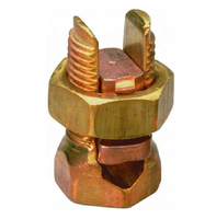Conector de pernos divididos de latón de alta eficiencia para unir cables de cobre de proveedores y exportadores indios