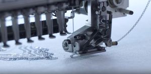 Кружевная ткань с цветком - Product Image 5