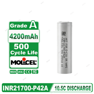 Baterai Silinder Premium Molicel 4200mAh 3.7V NMC 21700 untuk Sepeda Listrik - Product Image 6
