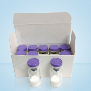โลจิสติกส์แบบควบคุมอุณหภูมิ ผงเปปไทด์บริสุทธิ์สูง 99% 100 มก. ผงไลโอฟิไลซ์ GHK-Cu วัตถุดิบเครื่องสำอาง ราคาโรงงาน - Product Image 1