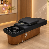 Tempat Tidur Pijat Thailand, Kursi Keramas Salon, Tempat Tidur Spa Kepala Berbahan Kayu Gaya Jepang, Tempat Tidur Spa Kepala Gaya Thailand Bermotor