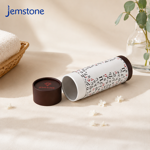Tube en carton rond recyclable imprimé avec logo personnalisé pour vêtements, t-shirts, serviettes, cadeaux, emballage de boîte en carton - Product Image 2