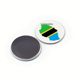 Recuerdos de Refrigerador, Imanes de Nevera con Diseño Personalizado de Países Africanos, Tanzania - Product Image 1