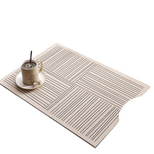 Tapis de comptoir de cuisine en fibre de polyester absorbant, antidérapant, isolant thermique pour comptoir de bar et cuisine - Product Image 5
