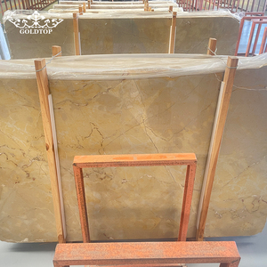 Goldtop Stone Modern Style Polished Finish Surface Burley Yellow Marble Big Slabs for Commercial Building Interior Decoration - Product Image 4