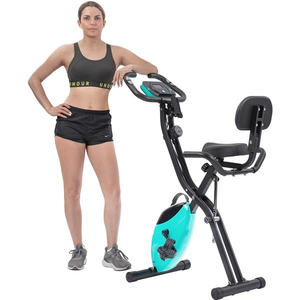 Bicicleta Estática Db X con 10 Niveles de Resistencia Ajustable, Plegable, Reclinable, para Uso Doméstico, con Pantalla Digital y Cuerpo de Acero - Product Image 2