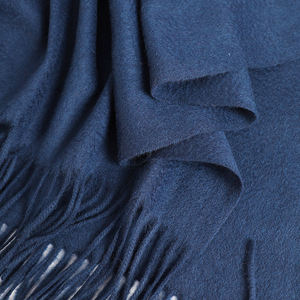 Venta al por mayor de bufandas de invierno de gran tamaño señoras mujeres lana logotipo personalizado invierno suave chal 100% bufanda de lana - Product Image 4