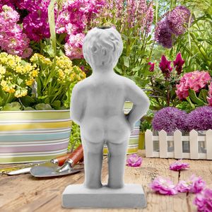 PEE nhà máy của tôi đi tiểu cậu bé tự tưới nước Cổ Phần spitter vườn tượng waterer ngoài trời Vườn điêu khắc cho sân hiên hoặc bãi cỏ - Product Image 5