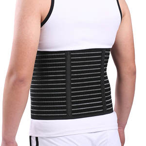 HKJD Cinturón de soporte para <span class=keywords><strong>hernia</strong></span> <span class=keywords><strong>inguinal</strong></span> ajustable Cinturón de <span class=keywords><strong>hernia</strong></span> umbilical <span class=keywords><strong>abdominal</strong></span> con almohadillas para hombres y mujeres - Product Image 3