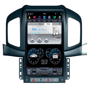 نظام وسائط متعددة للسيارة بشاشة 13.6 بوصة يعمل بنظام أندرويد 9.0 مع مشغل دي في دي ونظام ملاحة جي بي إس لسيارات شيفروليه كابتيفا موديلات 2013 إلى 2017 - Product Image 1