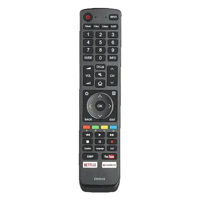 Universal Replacement Remote Suitable for Hisense 4K UHD TV EN3D39 with Dedicated Media Keys Models H45N5750, H50N6800, H50N5900