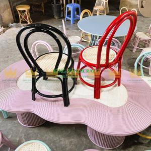 Stylish Durable Comfortable Handcrafted Eco-friendly Modern Rattan <b>Chair</b> for <b>Kids</b> Outdoor Living Room Bedroom Use - Product Image 6