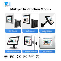 OEM/ODM gömülü bilgisayar sağlam IP65 çok inç dokunmatik Panel PC fansız All-In-One endüstriyel dokunmatik ekran PC stokta mevcut