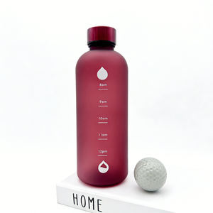 Botella de <span class=keywords><strong>Agua</strong></span> Deportiva Motivacional Reutilizable de 32oz/1000ml, Libre de BPA, Apta <span class=keywords><strong>para</strong></span> Alimentos, con Marcador de Tiempo, <span class=keywords><strong>para</strong></span> Gimnasio y Actividades al Aire Libre, Venta al Por Mayor - Product Image 1