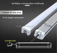 IP65 aluminium tri-preuve lampe parking garage luminaire souterrain ugr cct led triproof lampe 150LM/W 40W 60W