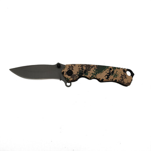 Couteau de survie tactique Durable pour <span class=keywords><strong>Jungle</strong></span> extérieure, Camouflage noirci, fournitures d'usine - Product Image 5