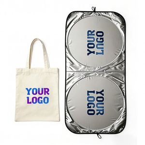 Wholesale Custom Logo Uv Protection Front <b>Window</b> Fold Windshield for Car Dealer Business Promo Gift Sunshade <b>Cover</b> - Product Image 1