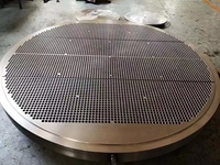 Lámina de Tubos y Deflectores SA266 Gr 2 Forjados y Mecanizados por CNC para Intercambiadores de Calor