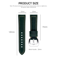 Bracelets de montre en cuir véritable pour Cartier, Omega, X Swatch, Rolex, Panerai – Bracelet de remplacement en cuir