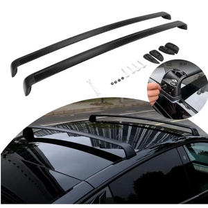 Barres transversales <span class=keywords><strong>de</strong></span> <span class=keywords><strong>toit</strong></span> <span class=keywords><strong>Tesla</strong></span> <span class=keywords><strong>Model</strong></span> Y Srumdy Factory Direct, en aluminium ABS noir argenté, style OEM, compatibles 2021-2023, étanches, 50 kg - Product Image 2