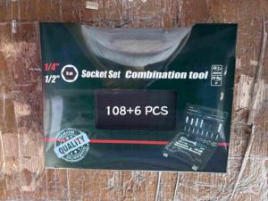 Gtypro Chất lượng cao cấp 108 + 6pcs Ratchet cờ lê tay ổ cắm cờ lê công cụ thiết lập công cụ tự động 108pcs ổ cắm Bộ - Product Image 5