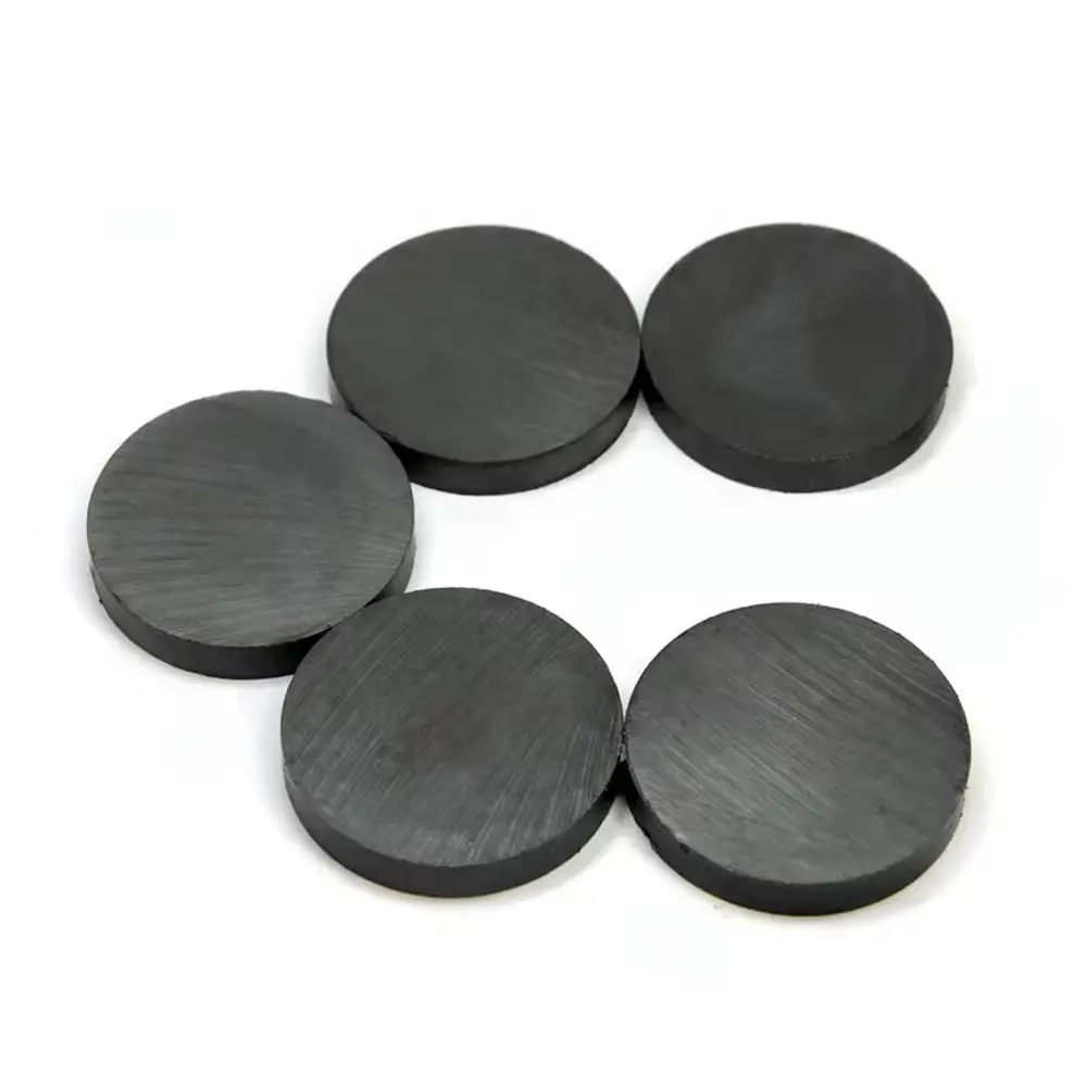 Ceramic industrial disk ferrite Y30 round magnet