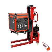 Chariot élévateur portatif léger autoporteur de 300 kg, stable, de type marche arrière, 1,2 m/1,6 m, pour le levage d'équipements audio de scène