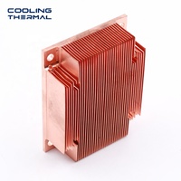 Dissipateur thermique à ailettes rainurées haute performance sur mesure avec base usinée CNC pour le refroidissement des IGBT