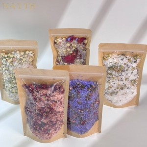 Sels de bain de l'Himalaya et sels d'Epsom aux huiles essentielles: guérison par l'aromathérapie, plus fleurs séchées pour le rajeunissement du corps et de l'âme - Product Image 4